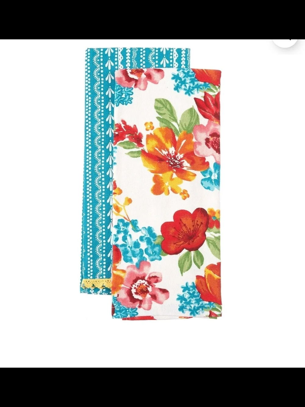 The Pioneer Woman Wildflower Whimsy Kitchen Towel Game, Multicolor, 16